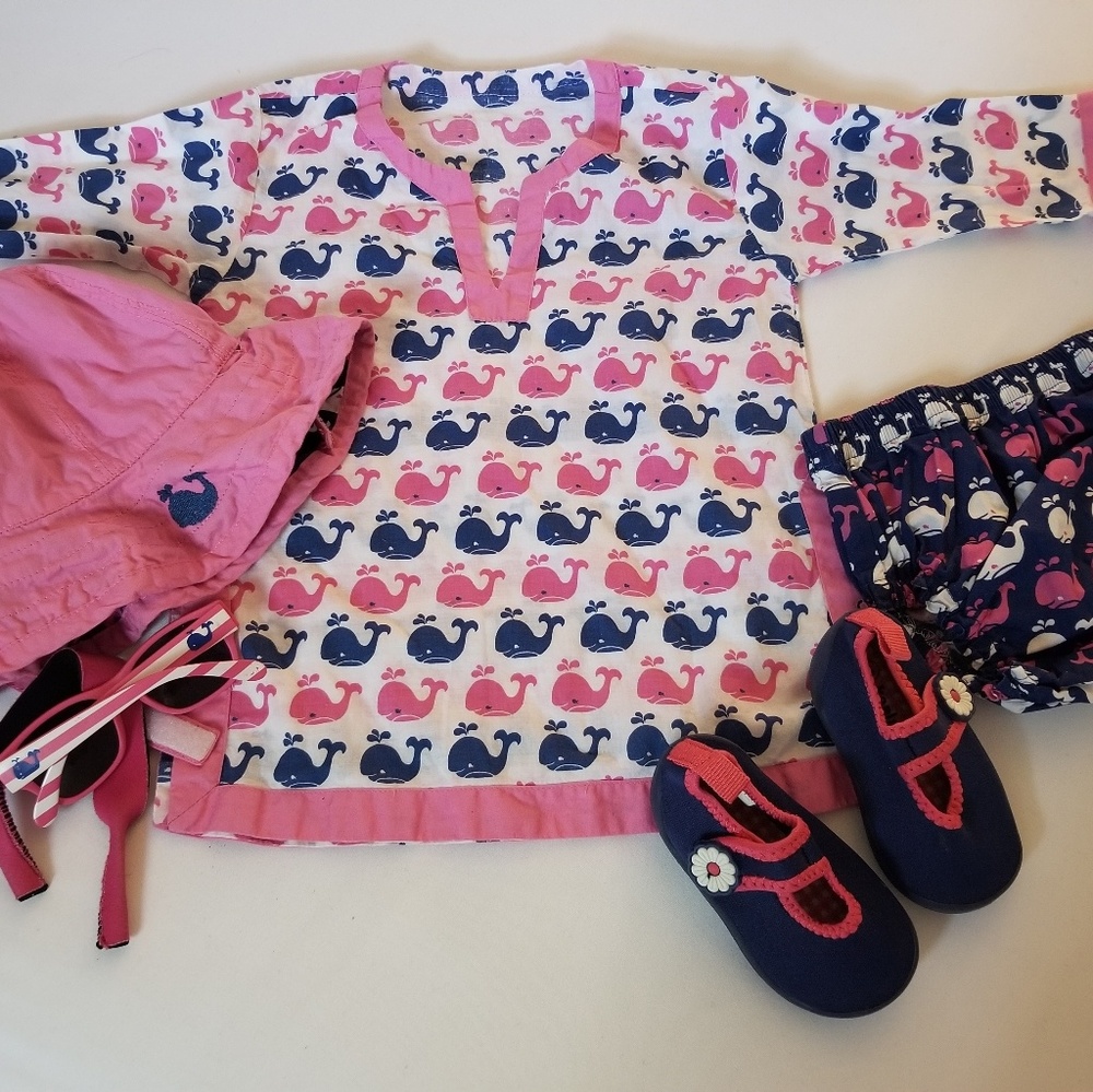 VGUC Pottery Barn Kids Swim Bundle 6-12 months